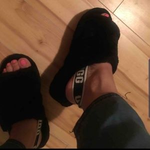 Sweetie Fluff Fur slides